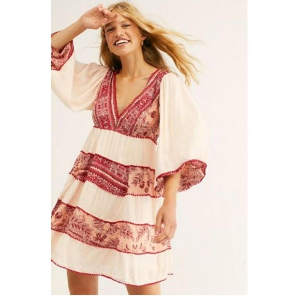 Free People My Love Mini Pink Dress NWT Sz M